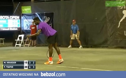 Mecz tenisistów zakłóciła głośno 