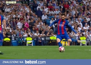 500. gol Messiego którym w ostatniej minucie pokonał Real Madryt