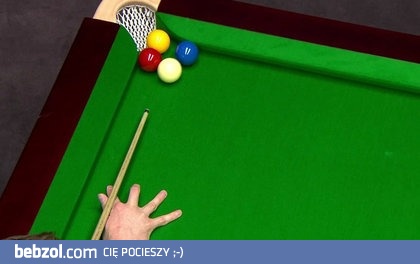 Nietypowe zakończenie frejma w meczu snookera