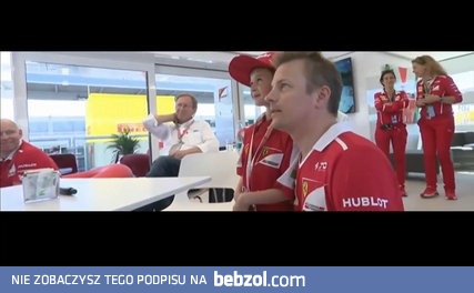 Ferrari pociesza zapłakanego fana