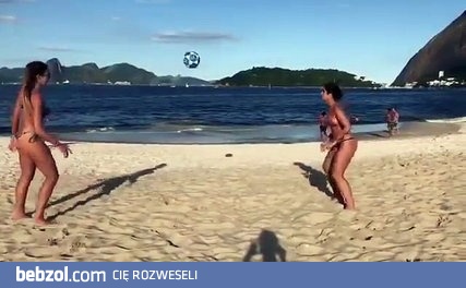 Takie rzeczy tylko na plażach w Brazylii