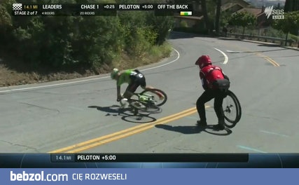 Tom Skujins znokautowany podczas wyścigu Amgen