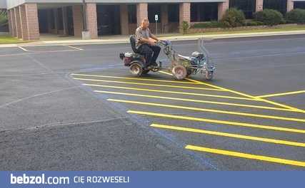 Malowanie parkingu nigdy nie było takie przyjemne