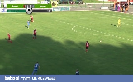 Kuriozalny samobój w lidze białoruskiej