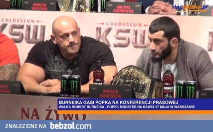 Hardkorowy Koksu zaorał Popka na konferencji