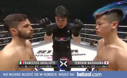 18-letni kickboxer vs zawodnik mma