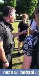 Walka policji z grupą agresywnych nastolatków