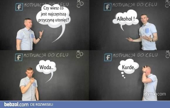 Ja też myślałem, że najczęstszą przyczyną utonięć jest alkohol..