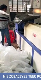 Chińska fabryka fałszywego ryżu z plastiku