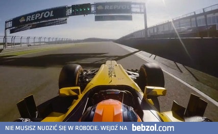 Robert Kubica na torze w Walencji - wersja rozszerzona