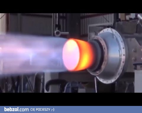 Test silnika rakietowego