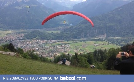 Szybowanie spadochronem, które omal nie skończyłoby się śmiercią