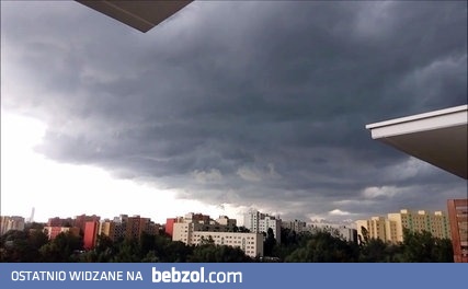 Burza nad Wrocławiem 23.07.2017