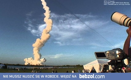 Jak brzmi startujący prom kosmiczny 