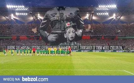 Oprawa kibiców Legii Warszawa