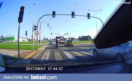 Groźny wypadek motocyklisty w Krośnie