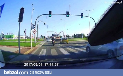 Groźny wypadek motocyklisty w Krośnie