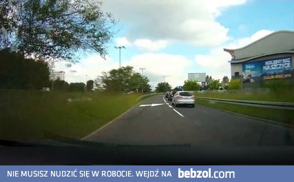 Kolizja z szeryfem z Sosnowca w Katowicach