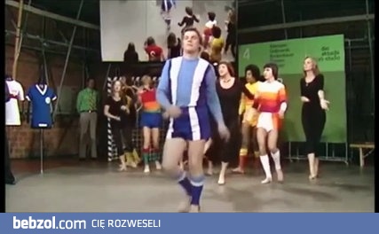 Prezentacja strojów reprezentacji RFN z lat 70