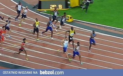 Dramat Usaina Bolta nagrany na żywo przez kibica na stadionie