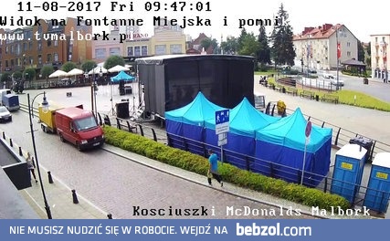 Fontanna zaskoczyła obsługę techniczną Magic Malbork