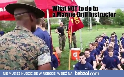 Czego nie mówić do instruktora musztry marines