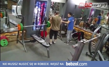 A prosiłem żeby nie rzucać obciążeniem