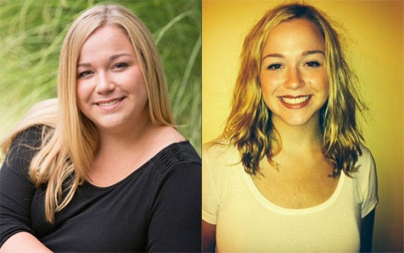 Zdjęcia dziewczyn, którym udało się zrzucić kilka kilogramów.