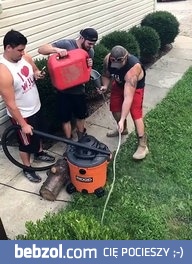 Benzyna + odkurzacz + trzech Amerykanów