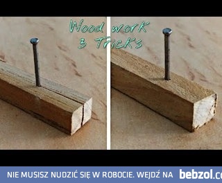 Proste sztuczki, które ułatwią pracę z drewnem