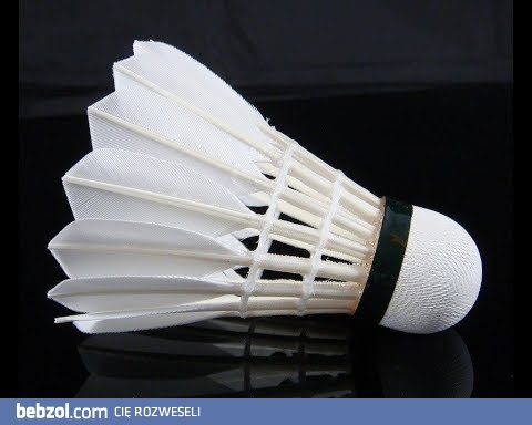 Lotki do badmintona piórowe