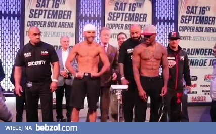 Syn jednego z pięściarzy nie wytrzymuje nerwowo