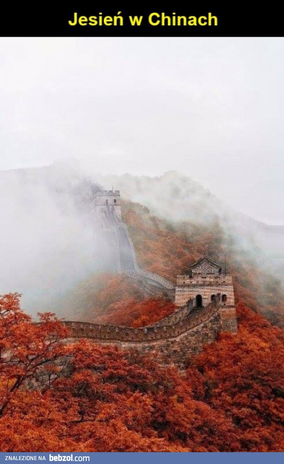 Tak wygląda jesień w Chinach 