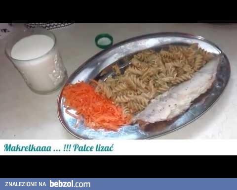 Danie z Makrelką, palce lizać ...