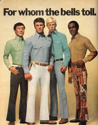 Moda męska lat 70-tych