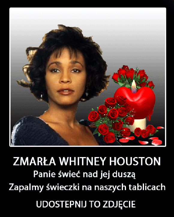Zmarła Whitney Houston
