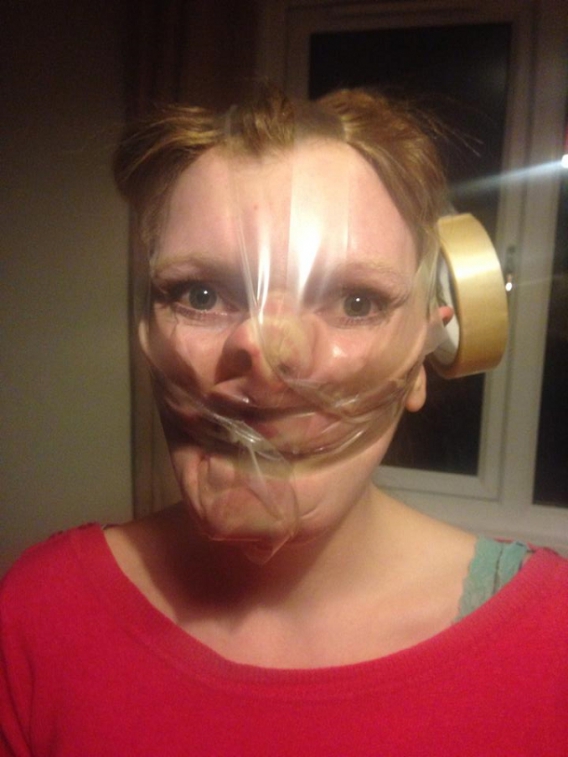 Facial funny wife