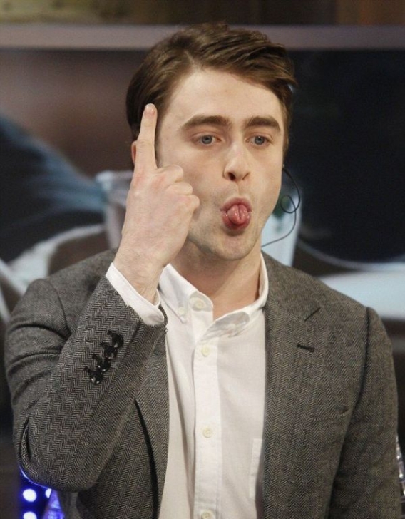 Daniel Radcliffe - magiczny język