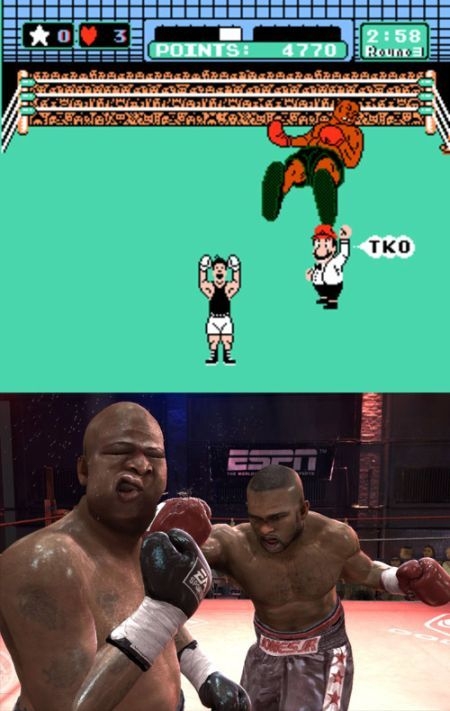 Mike Tyson’s Punch Out VS. Fight Night Round 3