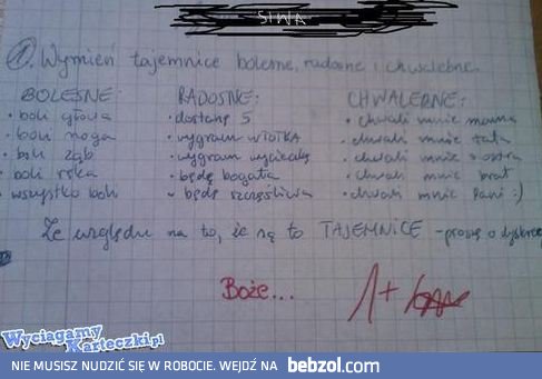 Religia w podstawówce ;-)