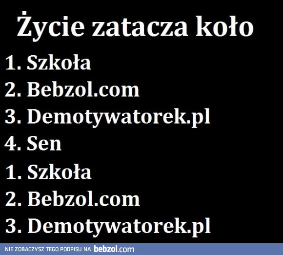 Życie zatacza koło