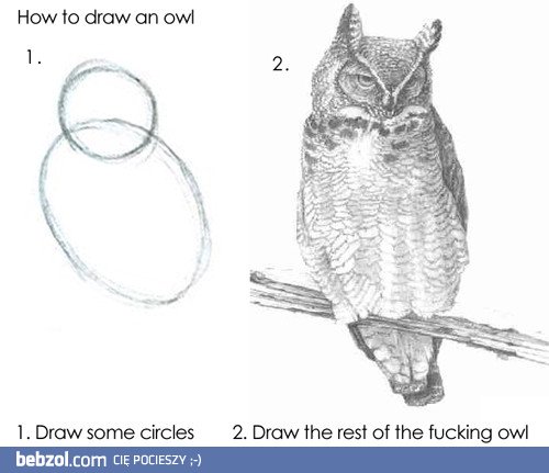 Jak narysować sowę?
