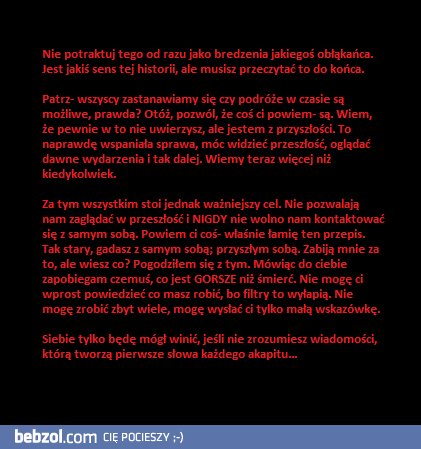 Wiadomość z przyszłości