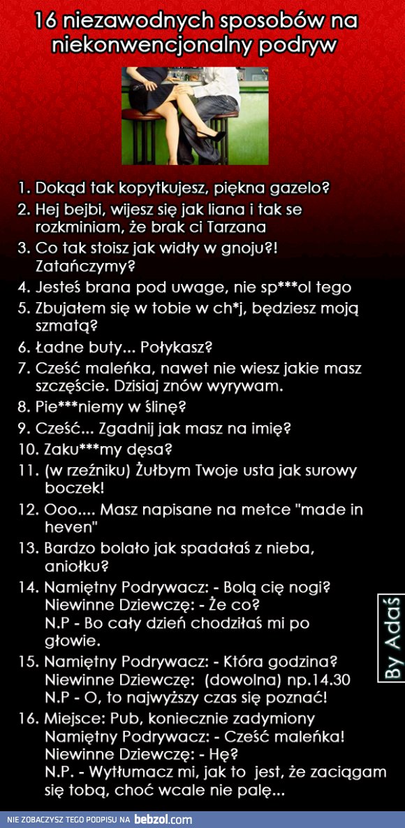 16 sposobów na dostanie kosza 