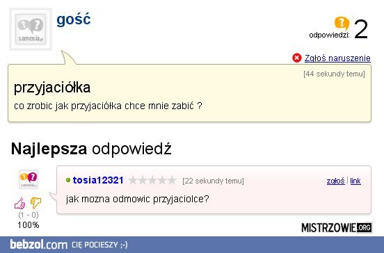 Prawdziwa przyjaźń na śmierć i życie 