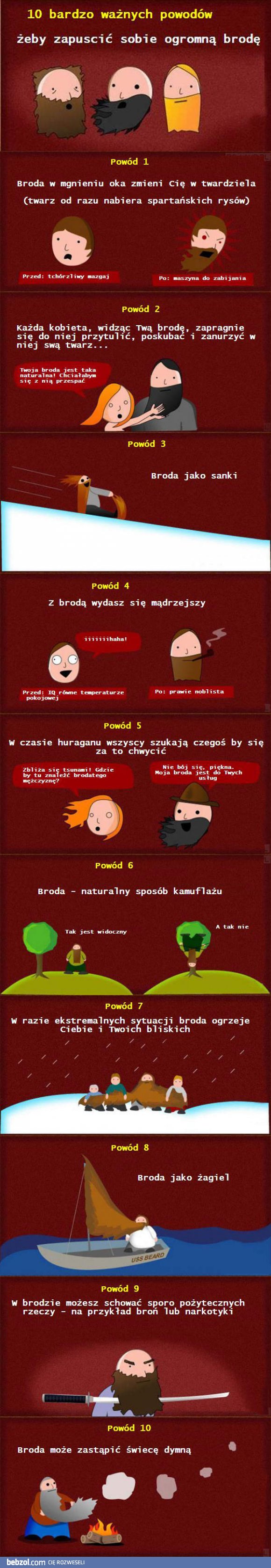 Chyba zapuszczę brodę.