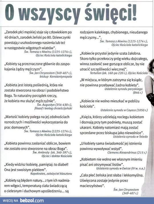 Ciekawe teorie świętych