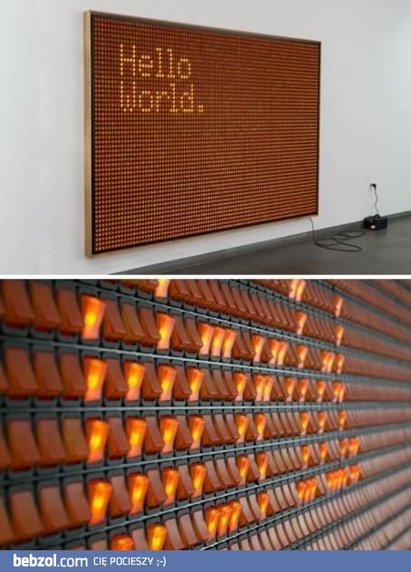 Tablica LED z lat 60-tych ;-)