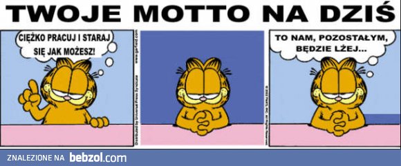 Motto na poniedziałkowy dzień