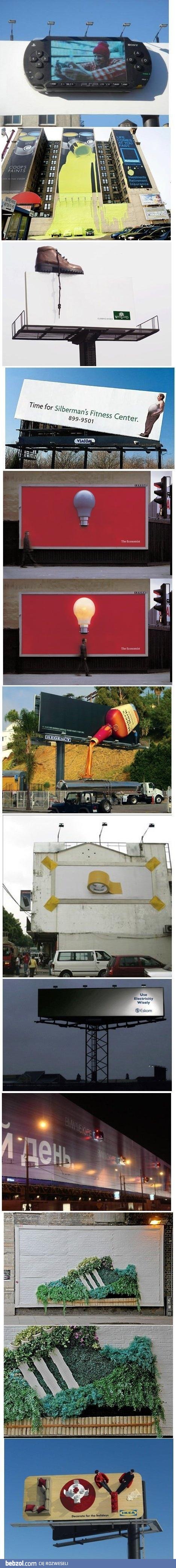 Pomysłowe reklamy